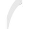 Ekena Millwork 6-in. W x 14-in. D x 26-in. H Thorton Architectural Grade PVC Knee Brace BRCP06X14X26THR - alternate 6